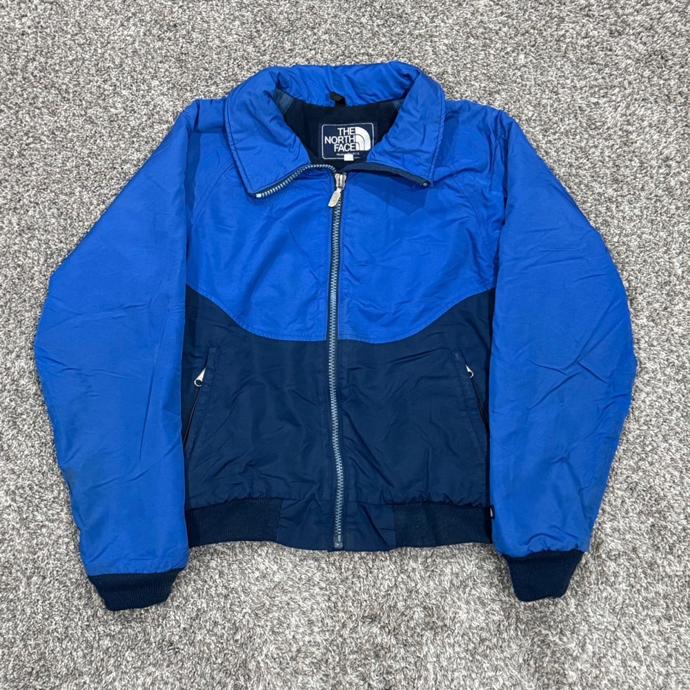 Vintage 80s The North Face Fleece Lined Bomber Jacket Made in USA Mens L Winter